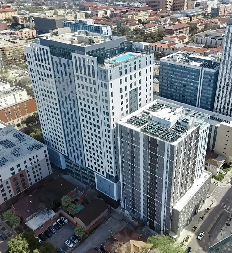 Designer curated interiors at RISE at Riverfront Crossings